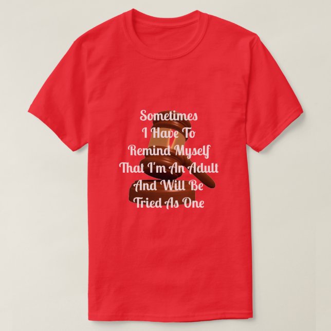 Erwachsener T - Shirt (Design vorne)