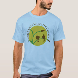 Erwachsener T - Shirt - hellblau