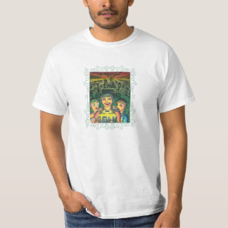 Erwachsener weißer T - Shirt