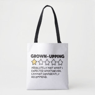 Erwachsenes Adulting 1-Sterne-Bewertung Tasche