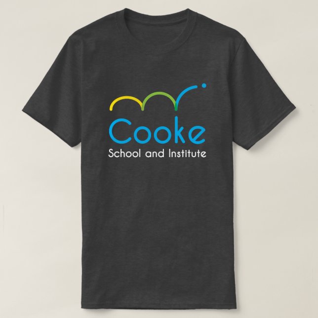ERWACHSENES Cooke Logo-T-Shirt, dunkelgrau T-Shirt (Design vorne)