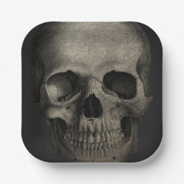 Erwachsenes Halloween-Party Skulkl Pappteller