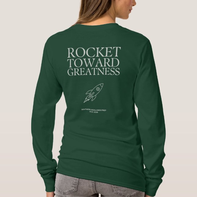 Erwachsenes Langärmeliges Shirt (Rückseite)