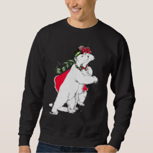Erwachsenes UnisexSkaten-polarer Bärn-Sweatshirt Sweatshirt