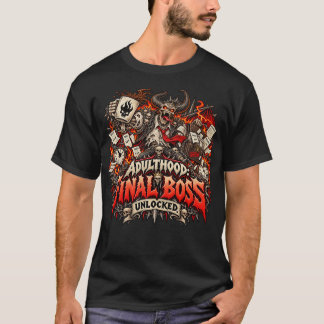 Erwachsensein Endgegner freigeschaltet Dämon T-Shirt