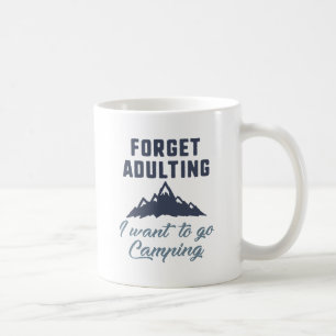 Erwachsenwerden Camping Vergessen Kaffeetasse