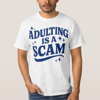 Erwachsenwerden ist ein Schwindel Königlich Blau T T-Shirt