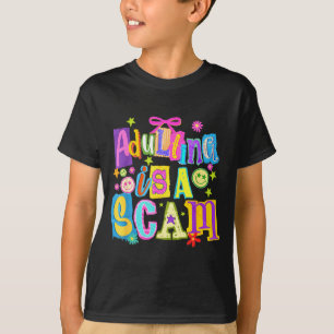 Erwachsenwerden ist ein Schwindel Stil gemischte M T-Shirt