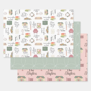 Erwärmung Geschenkpapier Set