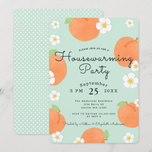 Erwärmung Peach House Party Einladung