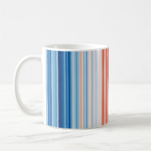 Erwärmung Streifen 1901-2020 — Mexiko Kaffeetasse
