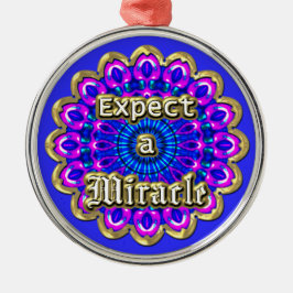 ERWARTEN SIE EIN MIRAKEL in geometrischem, dynamis Ornament Aus Metall