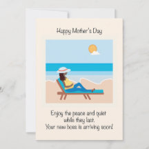 Erwartender Muttertag - Schwarze Frau