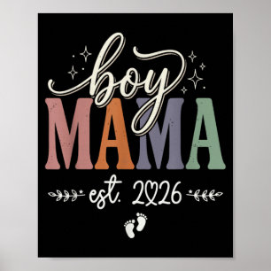 Erwartet 2026 Mama Schwangerschaft Mutter werdende Poster