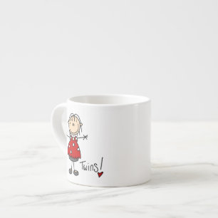 Erwartet Zwillinge T-Shirts und Geschenke Espressotasse