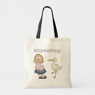 erwartetes Baby - Storchhemden und Geschenke Tragetasche