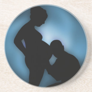 erwartetes Baby Untersetzer