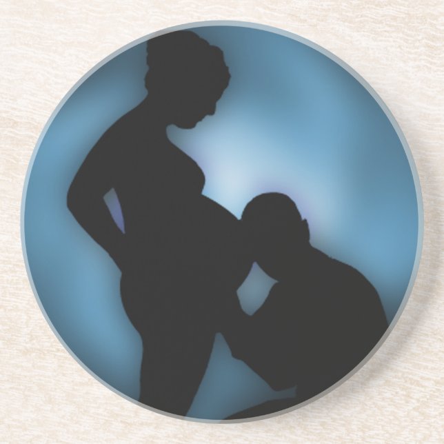 erwartetes Baby Untersetzer (Vorne)