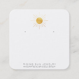 *~* ERWARTUNG ANZEIGEN QR Social Media Icons Sun  Quadratische Visitenkarte