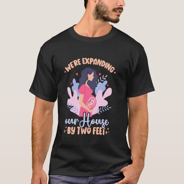 Erwartung der Mama Schwangere Mama Mutterschafts B T-Shirt (Vorderseite)