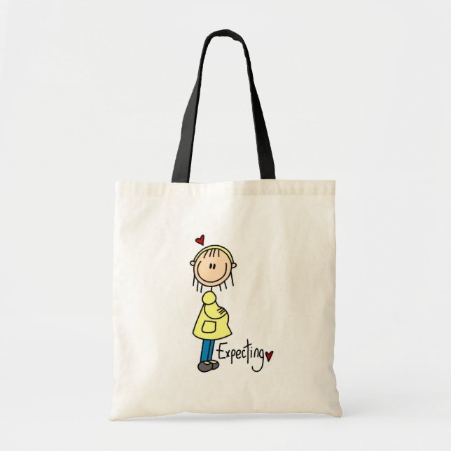 Erwartung einer Baby-Tasche Tragetasche (Vorne)