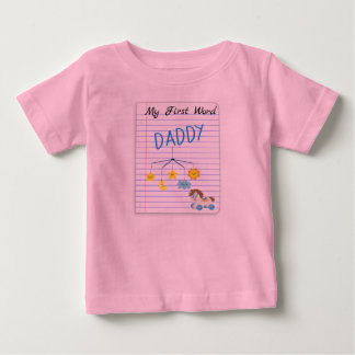 Erwartung eines Baby Girl mein erstes Daddy-Papier T-shirt