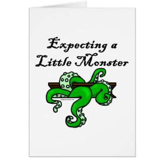 Erwartung eines kleinen Monsters