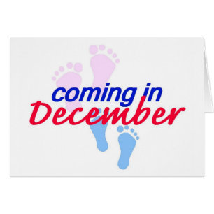 Erwartung von DEZEMBER-Karte