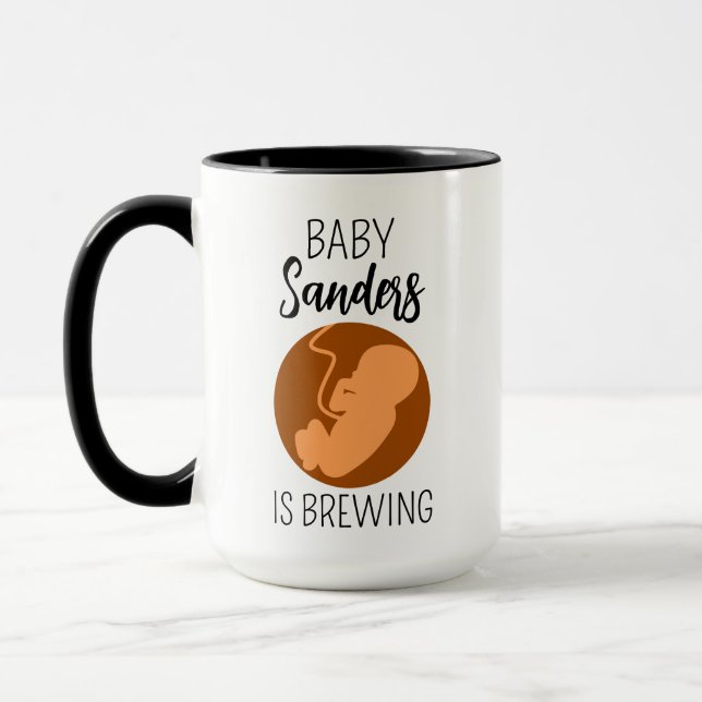 Erwartung von Geschenken für Mamas, Erwartung von  Tasse (Links)