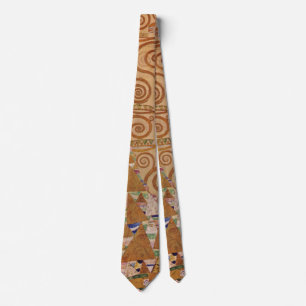Erwartung von Klimt Vintage Art Nouveau im viktori Krawatte