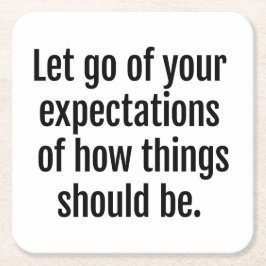 Erwartungen Untersetzer