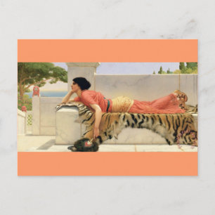 Erwartungen - Vintag - Godward Postkarte