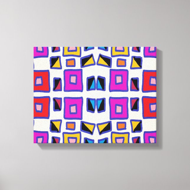 Erwartungsfenster Leinwanddruck (Vorderseite)