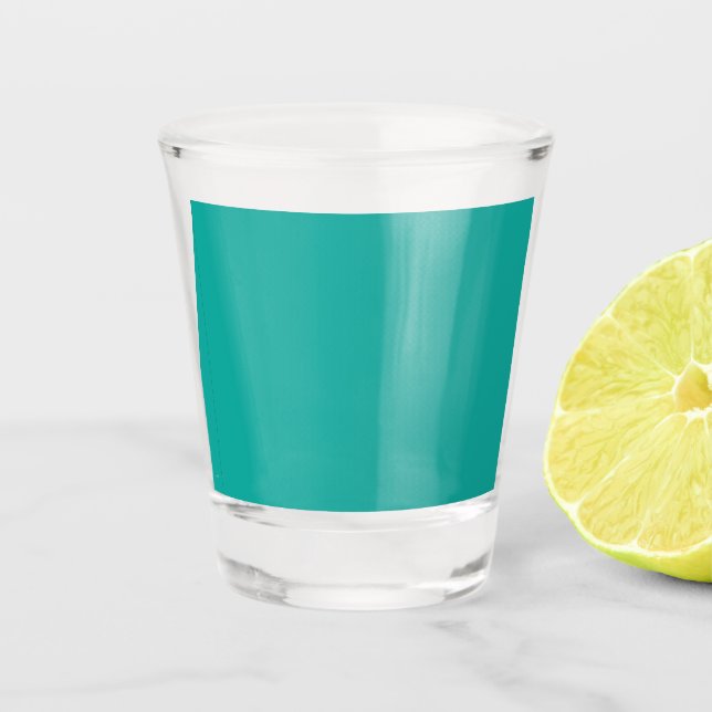 Erweitern Sie Ihr Design mit einem grünen Hintergr Schnapsglas (Vorderseite)