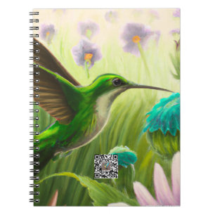 Erweiterte Realität Hummingbird-Notebook Notizblock