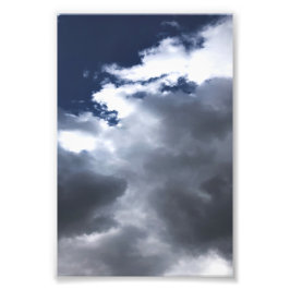 Erweiterung des Blue Sky Fotos "White Clouds" Fotodruck