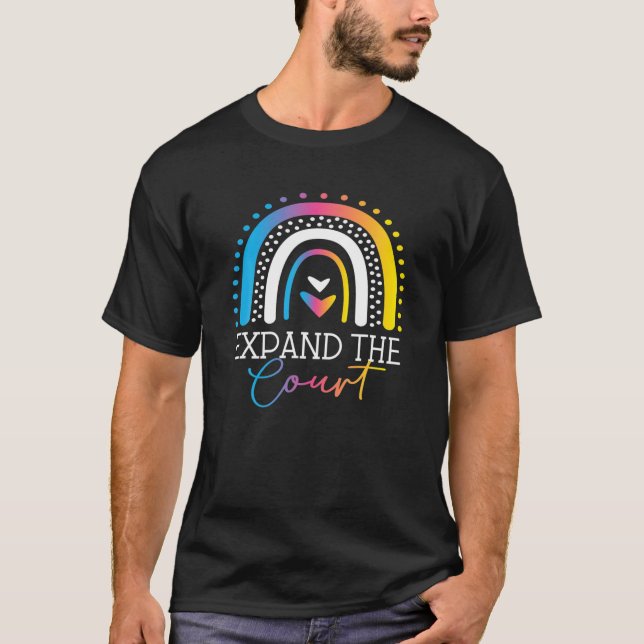 Erweiterung des Hofes und Erweiterung des Gerichts T-Shirt (Vorderseite)
