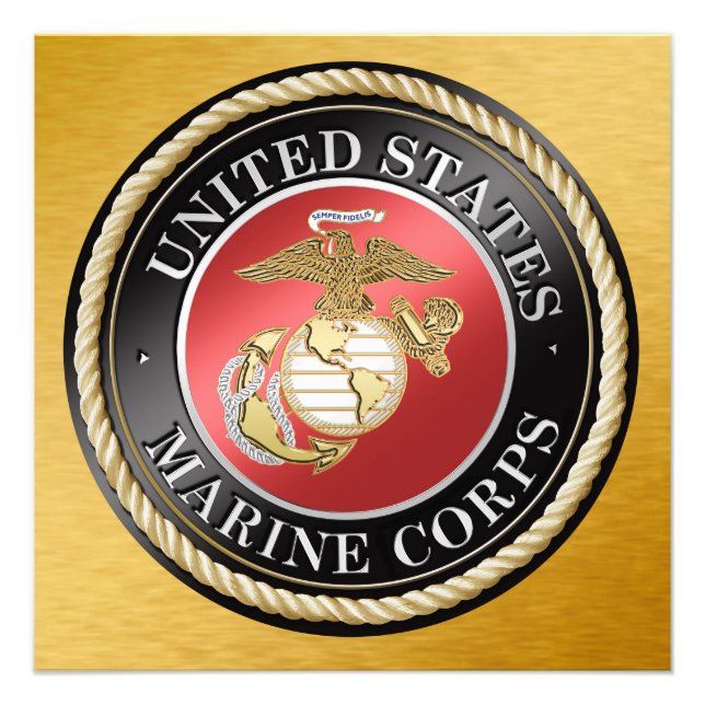 Erweiterung des USMC-Fotos Fotodruck (Vorne)