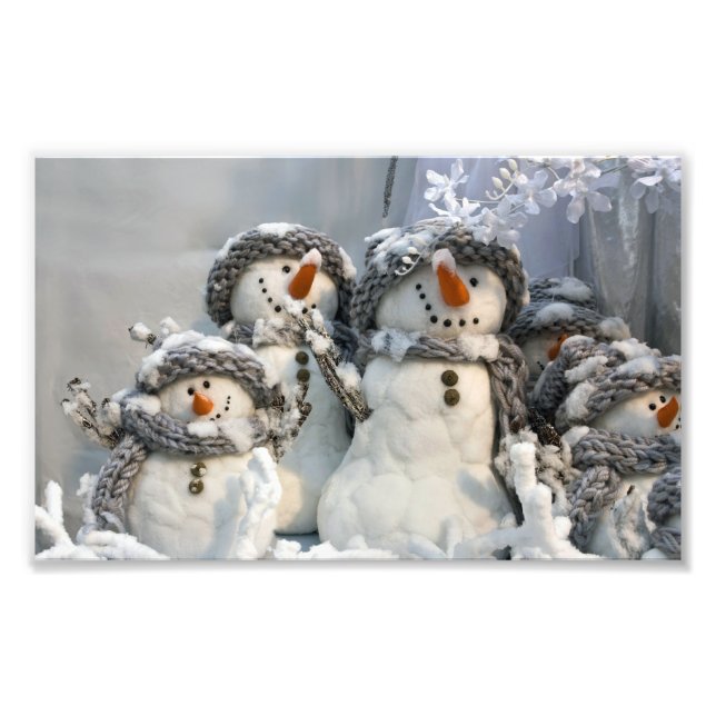 Erweiterung des Weihnachtsschneemanns Foto (Vorne)