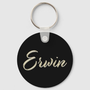 Erwin Button Name Schlüsselanhänger