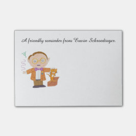 Erwin Schrödinger Post-it Klebezettel