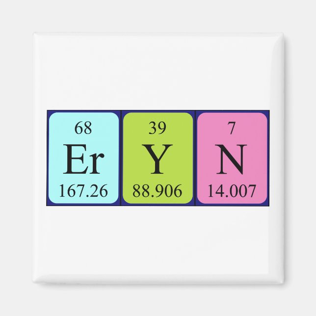 Eryn Periodenmagnetmagnet Magnet (Vorne)