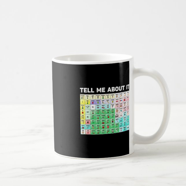 Erzähl mir von der Sprachpathologie AAC Spe Kaffeetasse (Rechts)