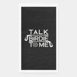 Erzählen Sie Birdie zu mir Funny Golf Golfer Golfs Serviette