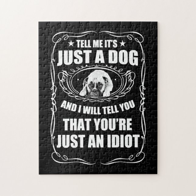 ERZÄHLEN SIE MIR IHREN NUR EINEN HUND MOPS (Vertikal)