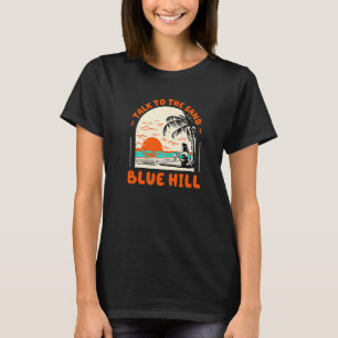 Erzählen Sie sich vom sand Blue Hill Beach Maine i T-Shirt