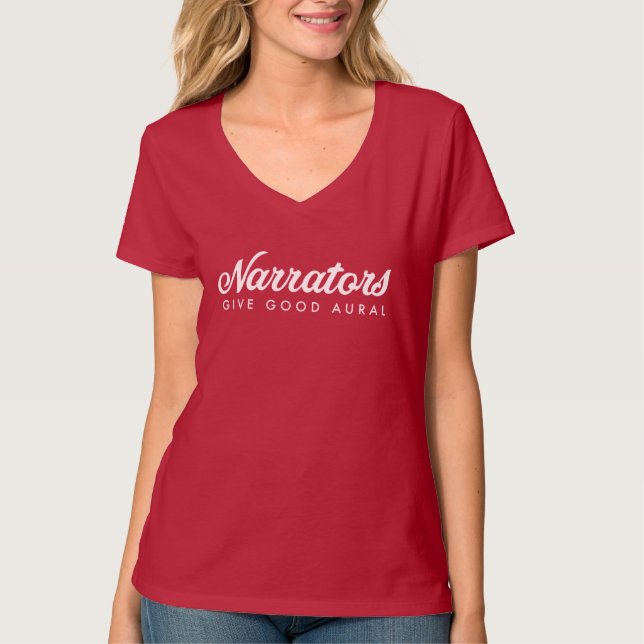 Erzähler geben Jersey das ftball der guten T-Shirt (Vorderseite)