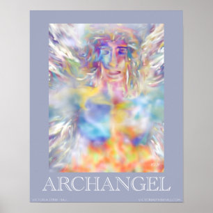 Erzengel-Digital-Kunst-Fantasie-Druck Poster