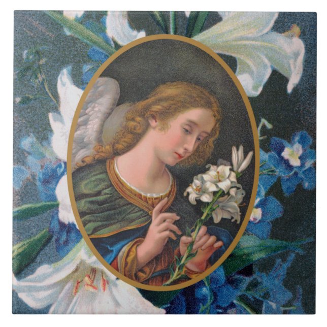Erzengel Gabriel (M 035) Fliese (Vorderseite)