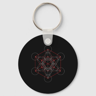 Erzengel Metatron Würfel Heilige Geometrie Spiritu Schlüsselanhänger